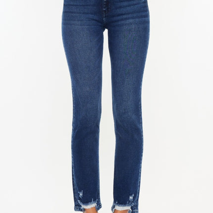 Kancan High Rise Slim Straight Jeans