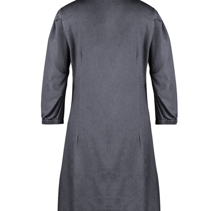 Full Size V-Neck Half Sleeve Denim Dress - Vickie Lynn's