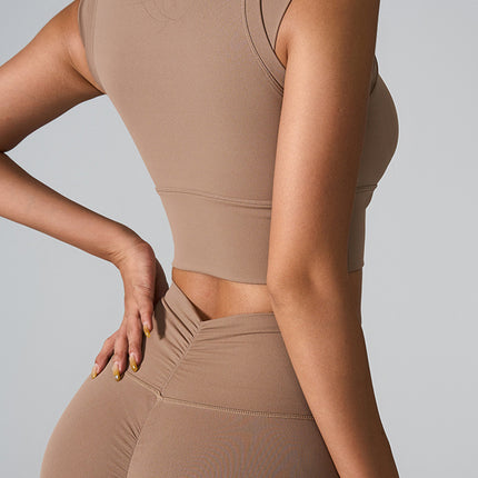 Mock Neck Active Tank