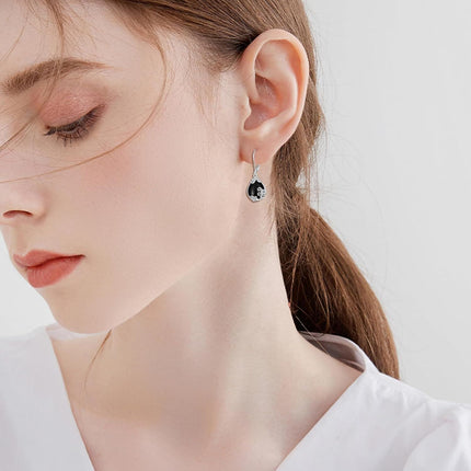 925 Sterling Silver Blue Opalite Drop Earring Leverbacks for Women