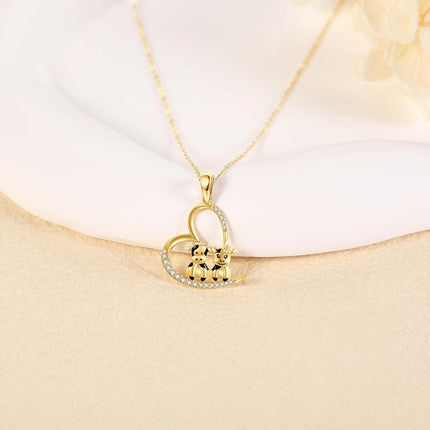 14K Gold Rabbit Pendant Necklace with Flowers and Carrots - Summer for Women Lovers Valentines Mother's Day