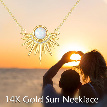 14K Gold Heart-Shaped Diamond Pendant Necklace for Women's s