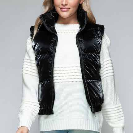 Snobbish Fine Fur Lining Quilted Vest