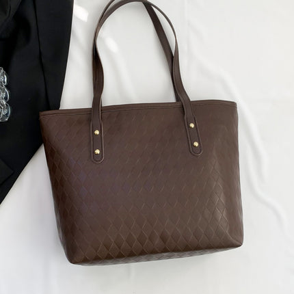 PU Leather Large Tote Bag