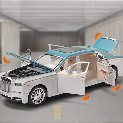 1:24 Rolls Royce Phantom Mansory Alloy Car Diecasts & Toy Vehicles Car Model Sound and light Pull back Car Toys For Kids Gifts