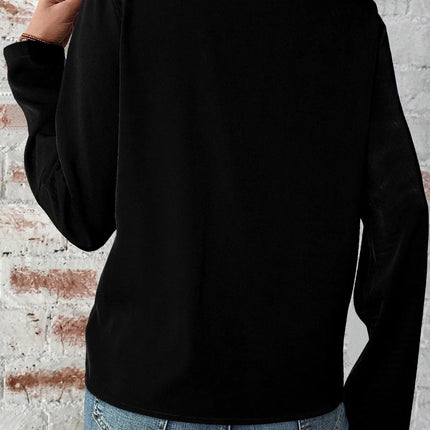 Pocketed Zip Up Collared Neck Long Sleeve Jacket