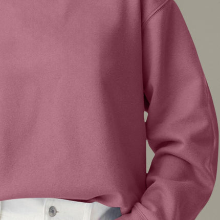 Round Neck Long Sleeve Sweatshirt