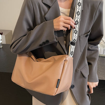 PU Leather Adjustable Strap Crossbody Bag