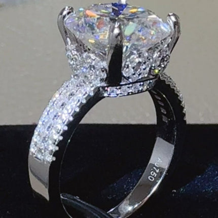 5 Carat Moissanite 925 Sterling Silver Ring