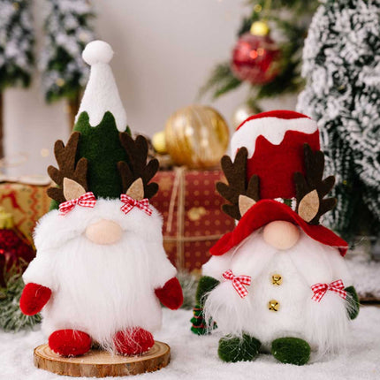 2-Pack Christmas Reindeer Gnomes