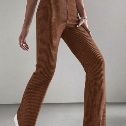 High Waist Bootcut Pants