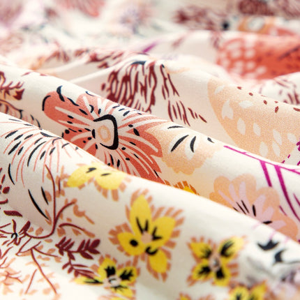 Tied Printed Half Sleeve Mini Dress