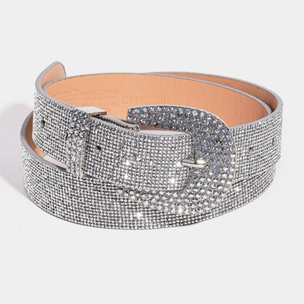 Fame Rhinestone Embellished Belt