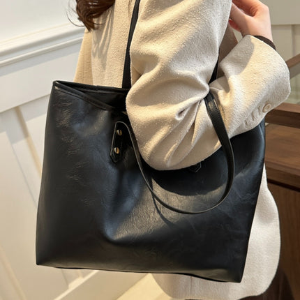 PU Leather Medium Shoulder Bag