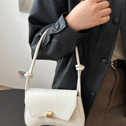 PU Leather Texture Crossbody Bag