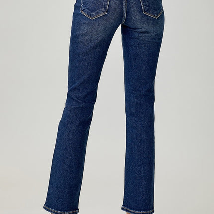 RISEN Full Size High Waist Straight Jeans