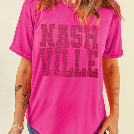 NASHVILLE Round Neck Short Sleeve T-Shirt