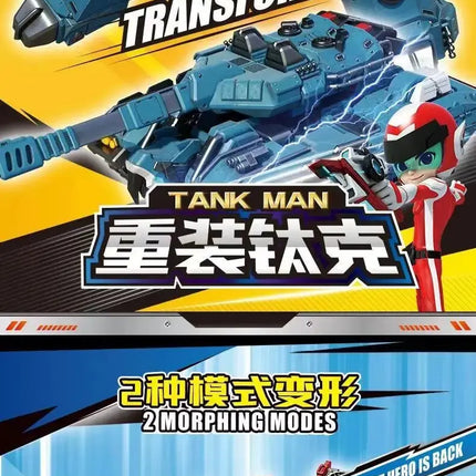 2023 TOBOT Brother Rhino Explosive Bomb Atomic Tank Man Beast Hero Roaring Whirlwind Transform Distortion Toys Kids Robot Gifts