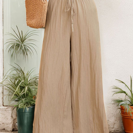 Frill Wide Leg Pants