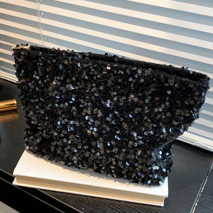 Sequin Clutch with Zipper