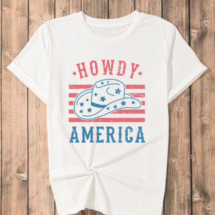 Graphic Round Neck Short Sleeve T-Shirt - Vickie Lynn's