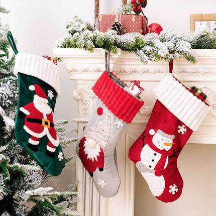 3-Pack Christmas Stocking Ornaments