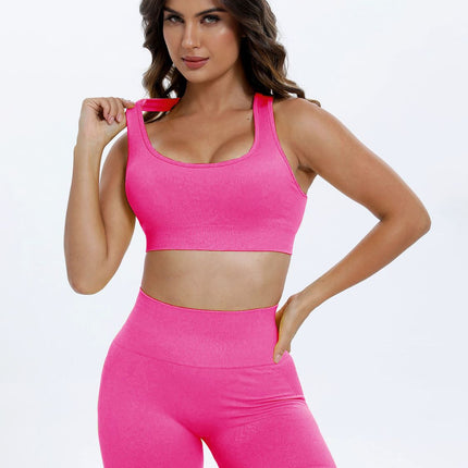 Scoop Neck Wide Strap Top and Shorts Active Set