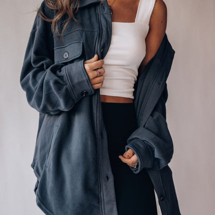 Button Up Long Sleeve Jacket