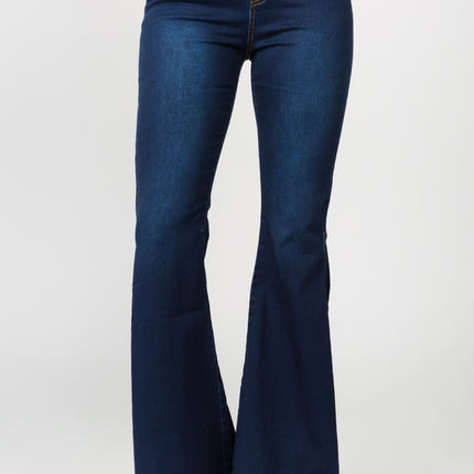 American Bazi Side Slit Flare Jeans