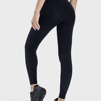 Pocketed High Waist Active Leggings