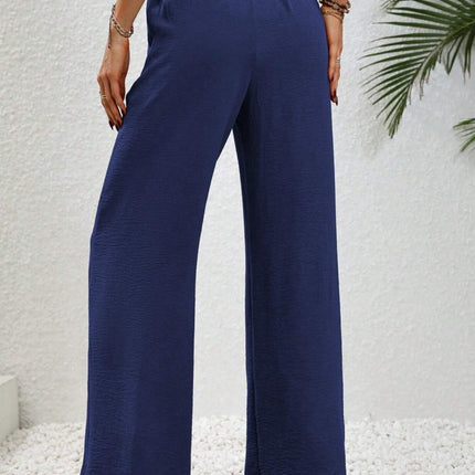 Wide Leg Drawstring Pants