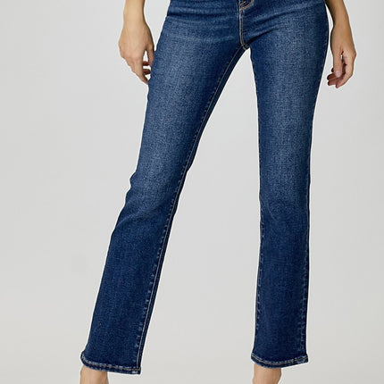 RISEN Full Size High Waist Straight Jeans