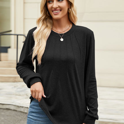 Round Neck Long Sleeve T-Shirt