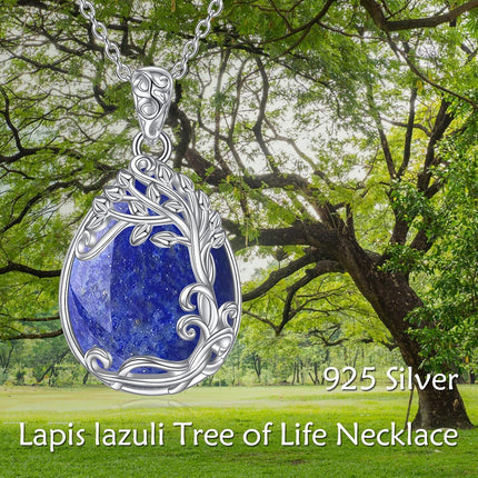 925 Sterling Silver Filigree Teardrop Pendant Necklace for Women