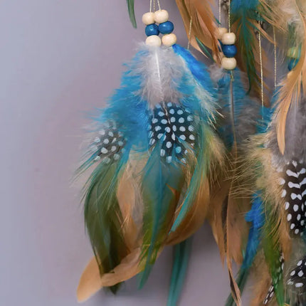 2023 New Dream catchers Retro 5 Ring Dream Catchers Home Decoration Indians Natural Stone Tree of Life Dreamcatcher Wall Hanging
