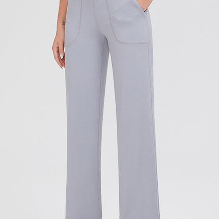 Basic Bae Full Size Drawstring High Waist Pants with Pockets