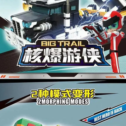 2023 TOBOT Brother Rhino Explosive Bomb Atomic Tank Man Beast Hero Roaring Whirlwind Transform Distortion Toys Kids Robot Gifts