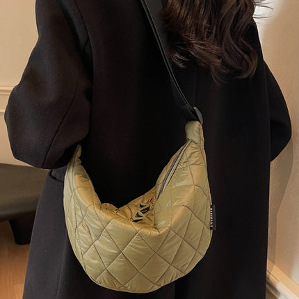 Quilted Adjustable Strap Crossbody Bag