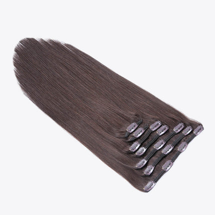 18" 120g Clip-In Hair Extensions Indian Human Hair