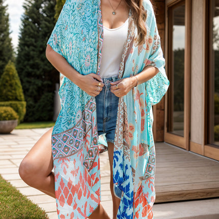 Printed Open Front Cover-Up