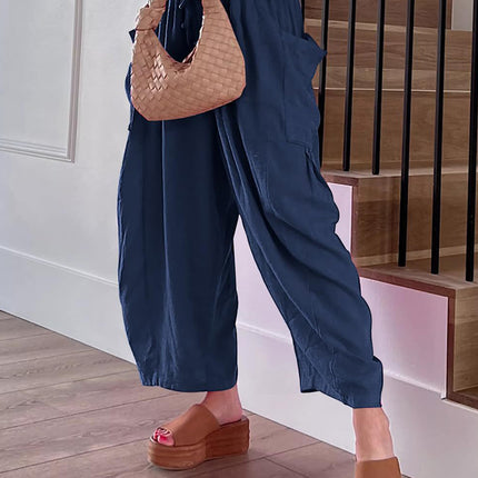 Full Size Wide Leg Pants with Pockets