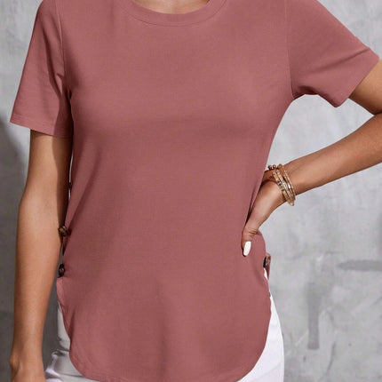 Round Neck Short Sleeve T-Shirt