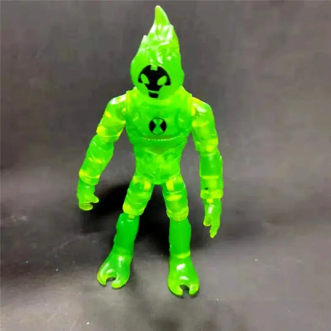 Genuine Ben Tennyson 10 Anime Figure Doll Monster Figure Toys Ben10 Omnitrix Table Ornaments Gifts for Children
