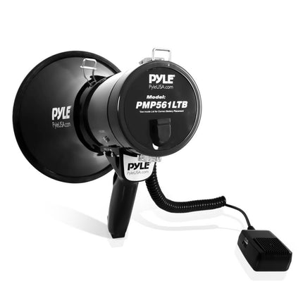 Pyle Portable Compact PA Megaphone Speaker with Alarm Siren & Adjustable Volume
