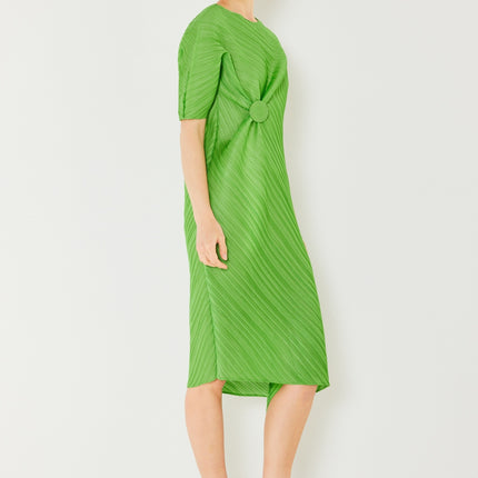 Marina West Swim Pleated Dolman Sleeve Dress