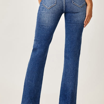 RISEN Mid Rise Slim Straight Jeans