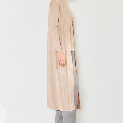 Marina West Swim Pleated Long Sleeve Cardigan