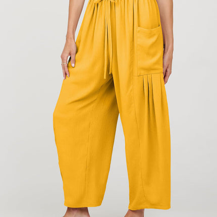 Full Size Wide Leg Pants with Pockets