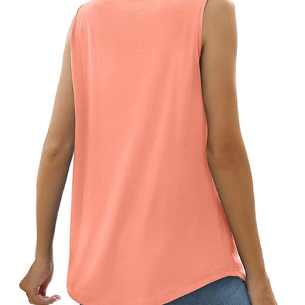 Ruched Square Neck Tank