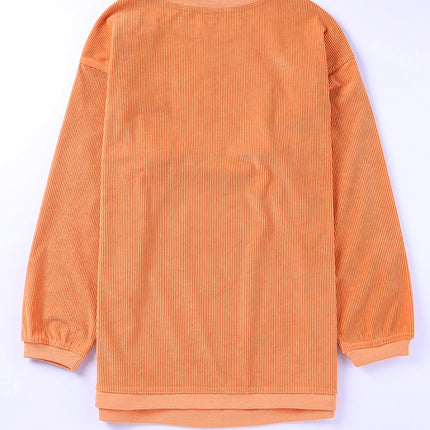 TEXAS Round Neck Long Sleeve Sweatshirt - Vickie Lynn's